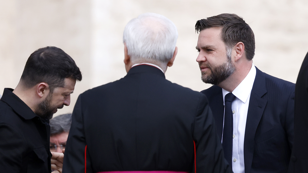 Zelenskyy meets Rubio, Vance of Rome