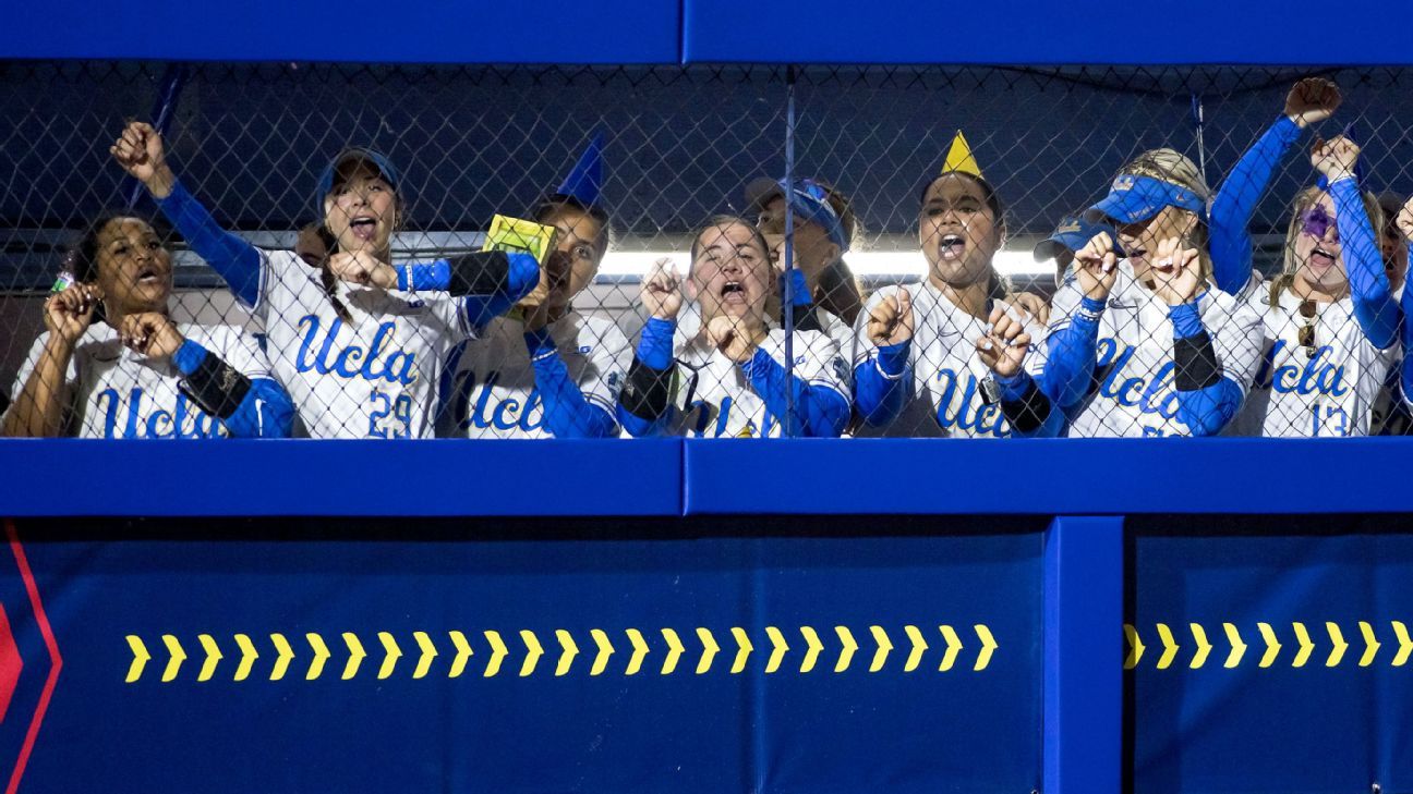 2025 WCWS- UCLA Softball Canoe Party