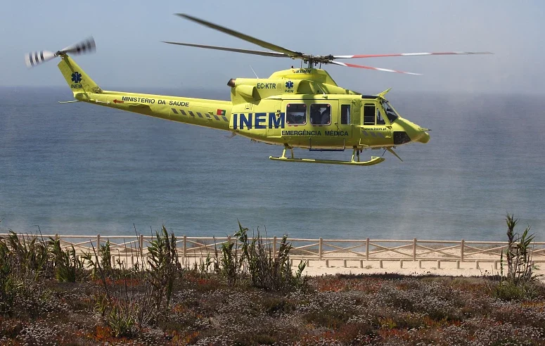 Alertas da União Inem Helicopter Risk não operar em julho