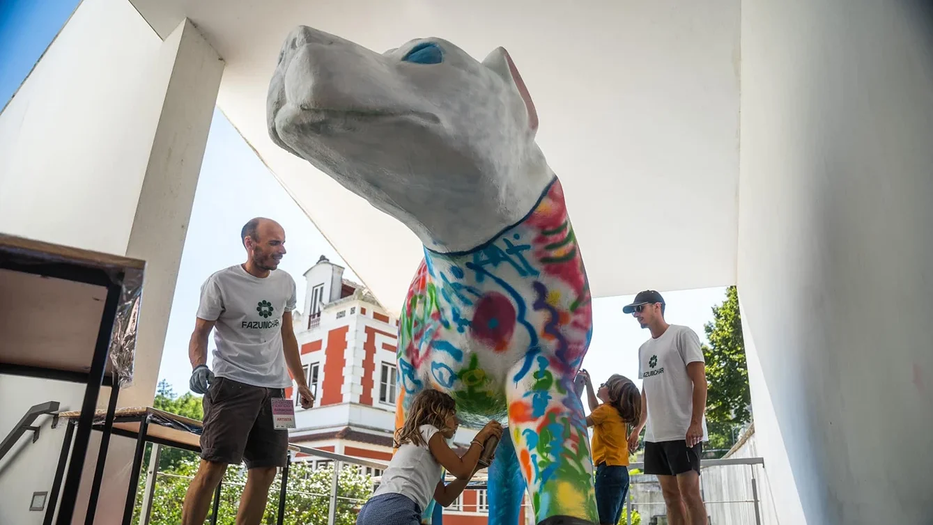 Bordalo II e essa garota não estão participando do festival
