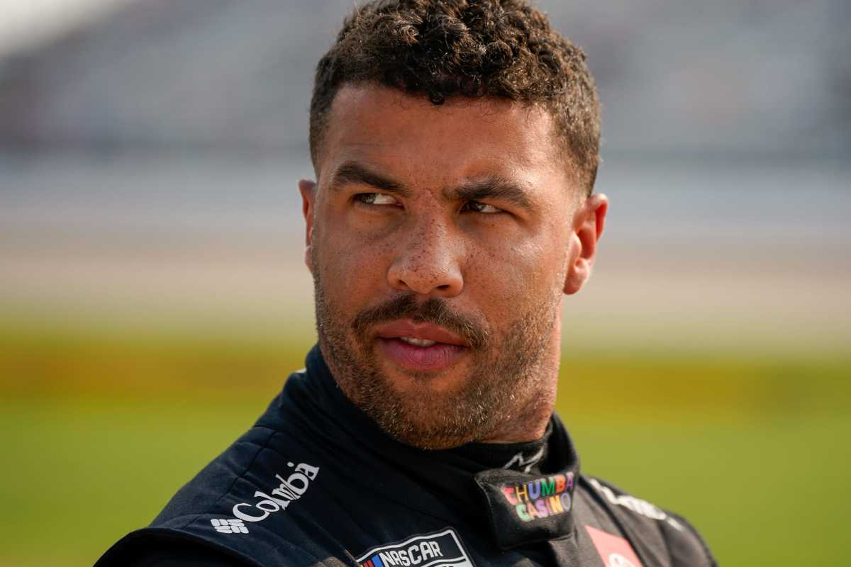 Bubba Wallace throws shadow at William Byron