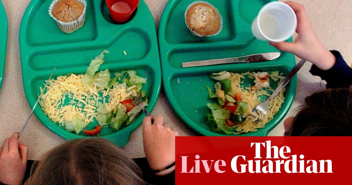 Expert support for DFE's free school catering program will lift 100,000 British children out of poverty, but will only go by over time – Politics Live | Politics