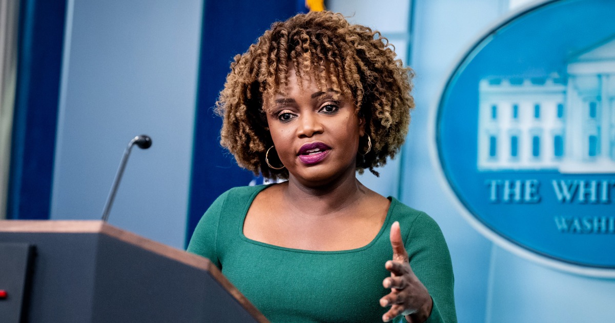 Former Biden White House press secretary Karine Jean-Pierre says she is leaving the Democratic Party