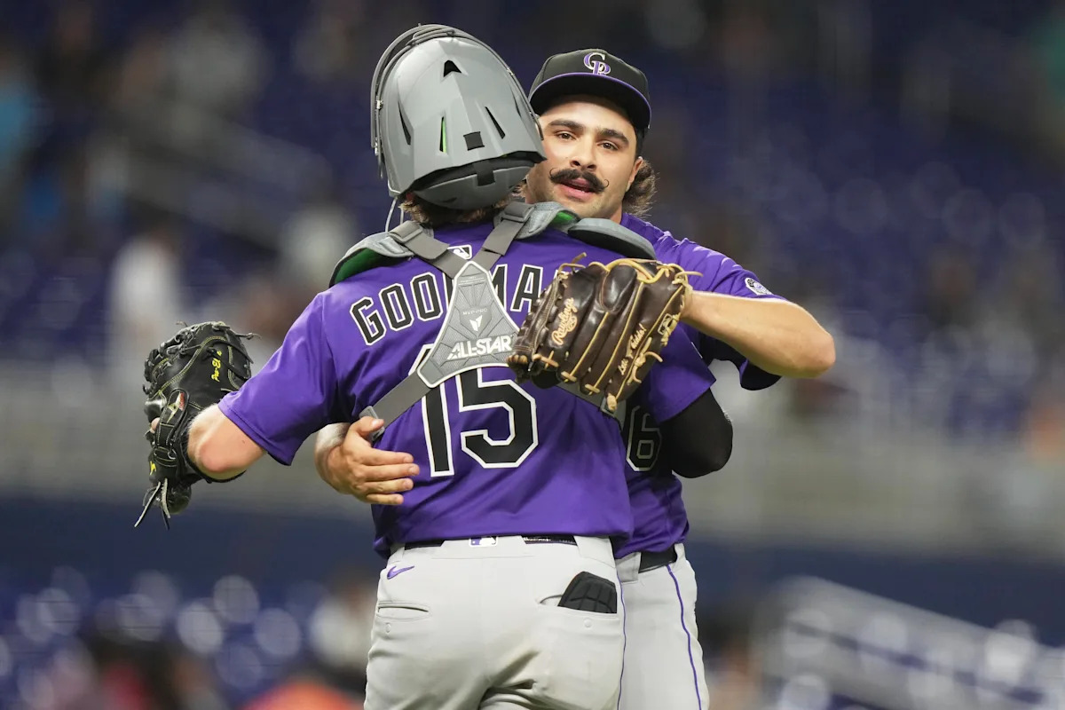 Hunter Goodman doubles home run as Rockies beat Marlins to end their eight-game winning streak