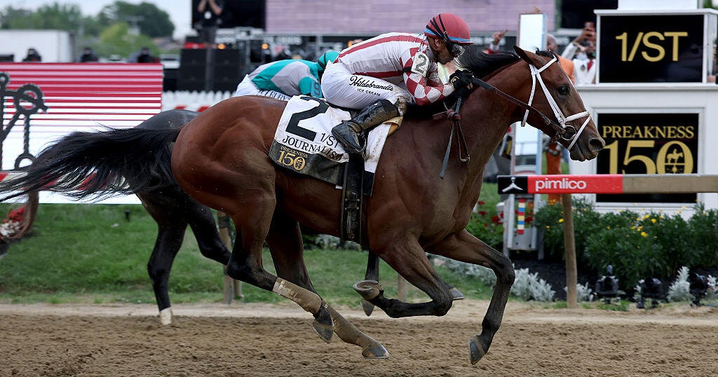 Journalism wins Preakness Stakes' 150th run