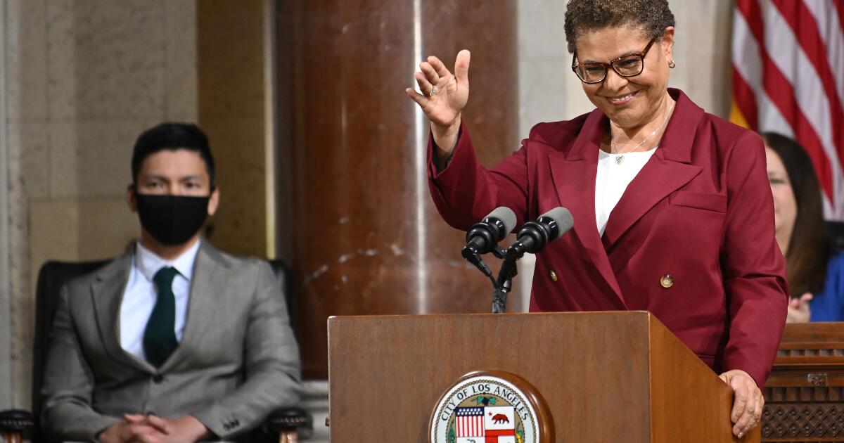 La Mayor Karen Bass will not be allowed to testify in the absence of homelessness
