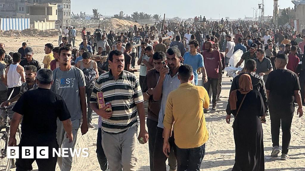 Medical staff said at least 15 people were in the Israeli fire near the aid center