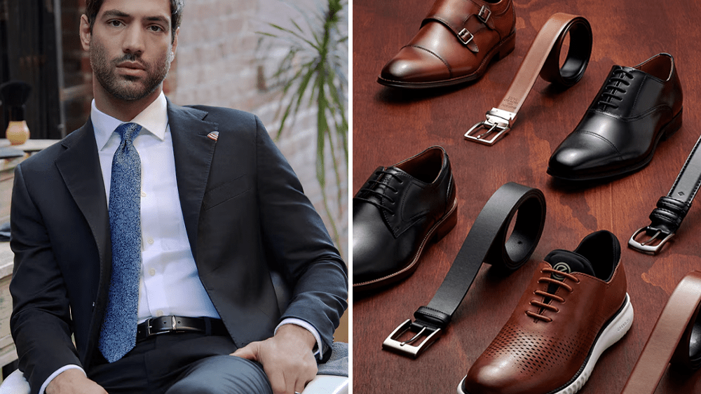 Men wear house office clothing: online shopping