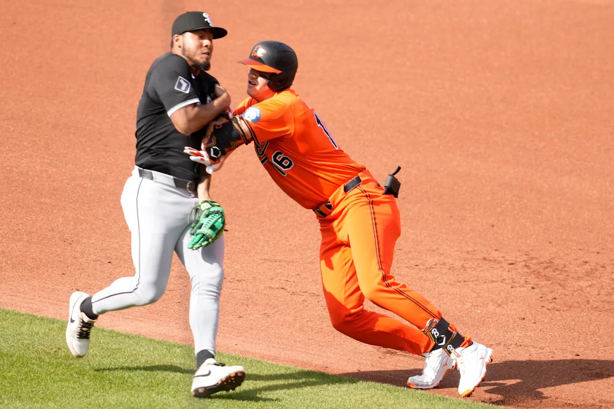 Oriole rookie Coby Mayo Sparks bench cleanup after First MLB RBI