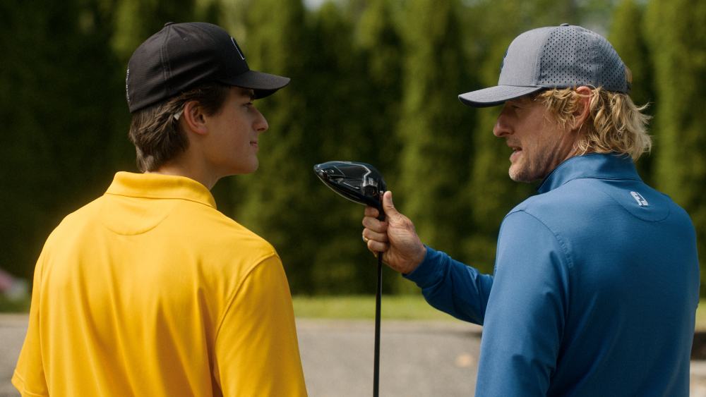 Owen Wilson fascinates in golf comedy