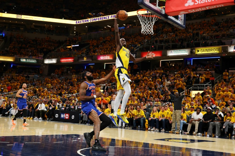 Pacers beat the Knicks to establish NBA finals clash with Thunder