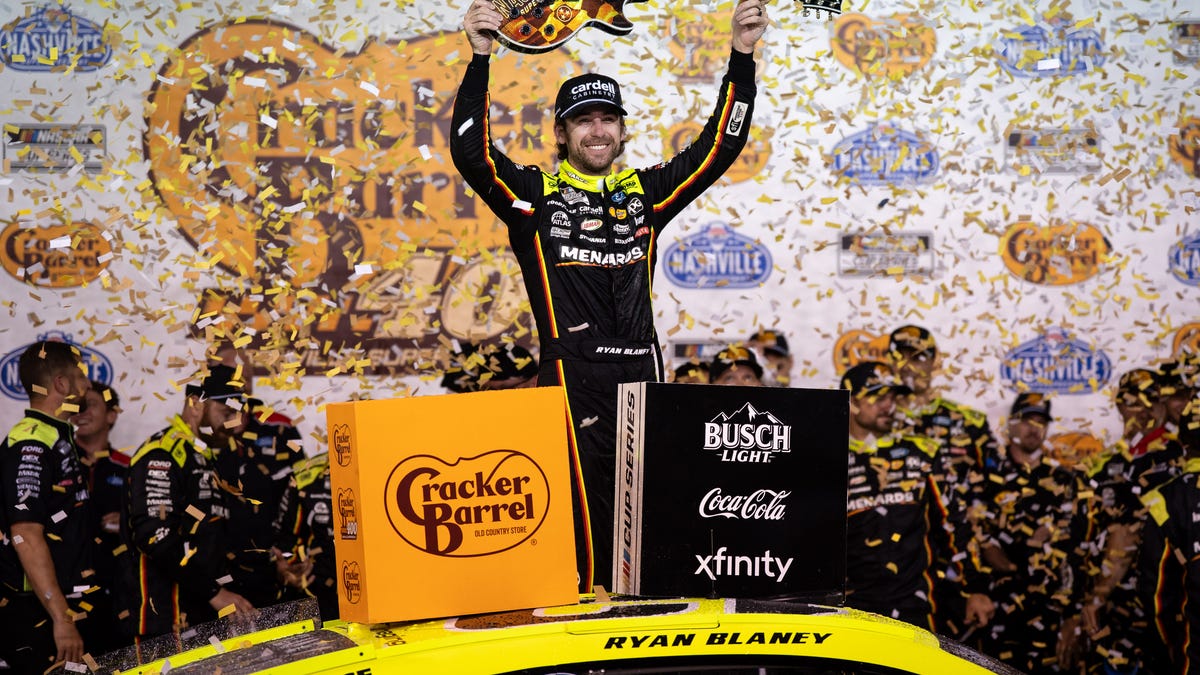 Ryan Blaney wins first game of 2025