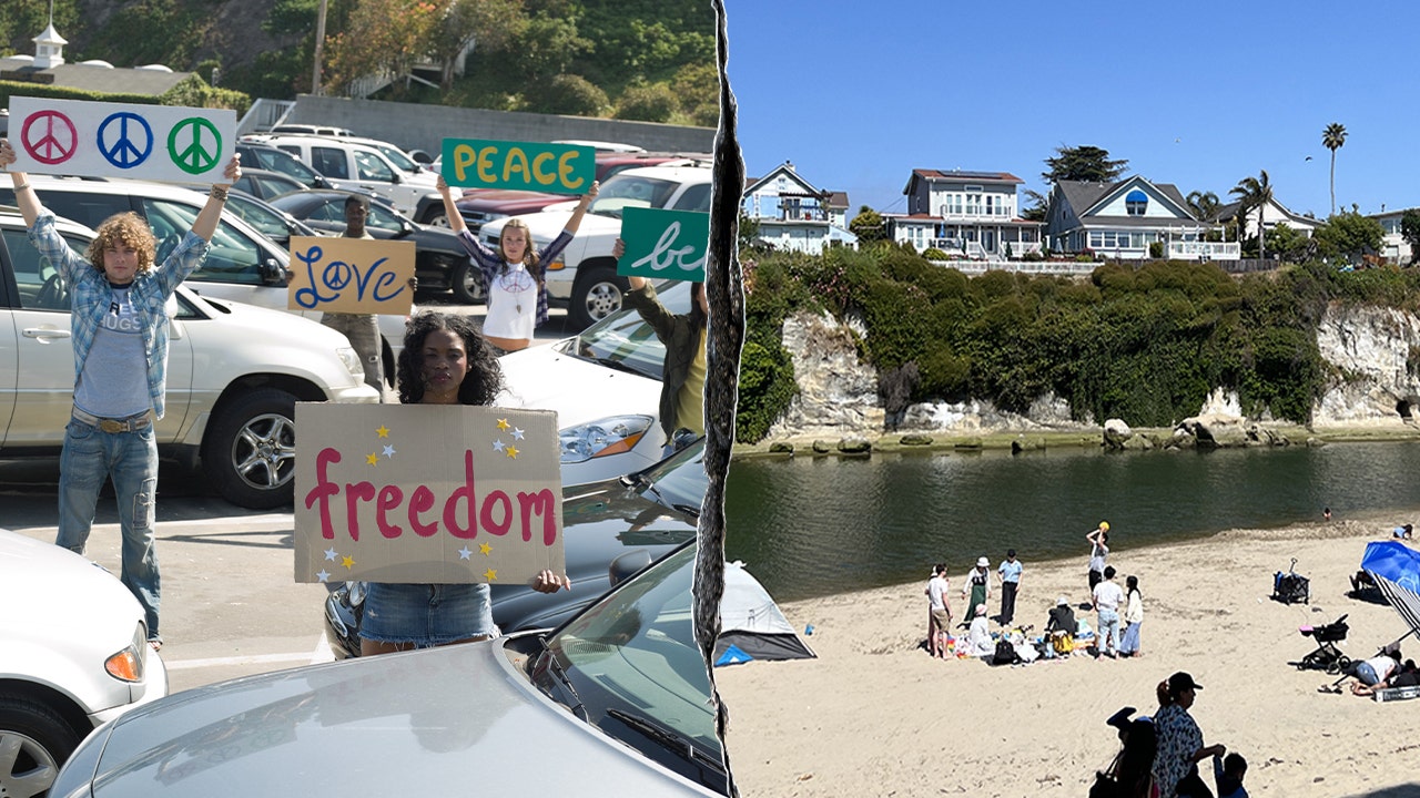 Santa Cruz 'resistance' protest '86 47' news amid a call for kindness