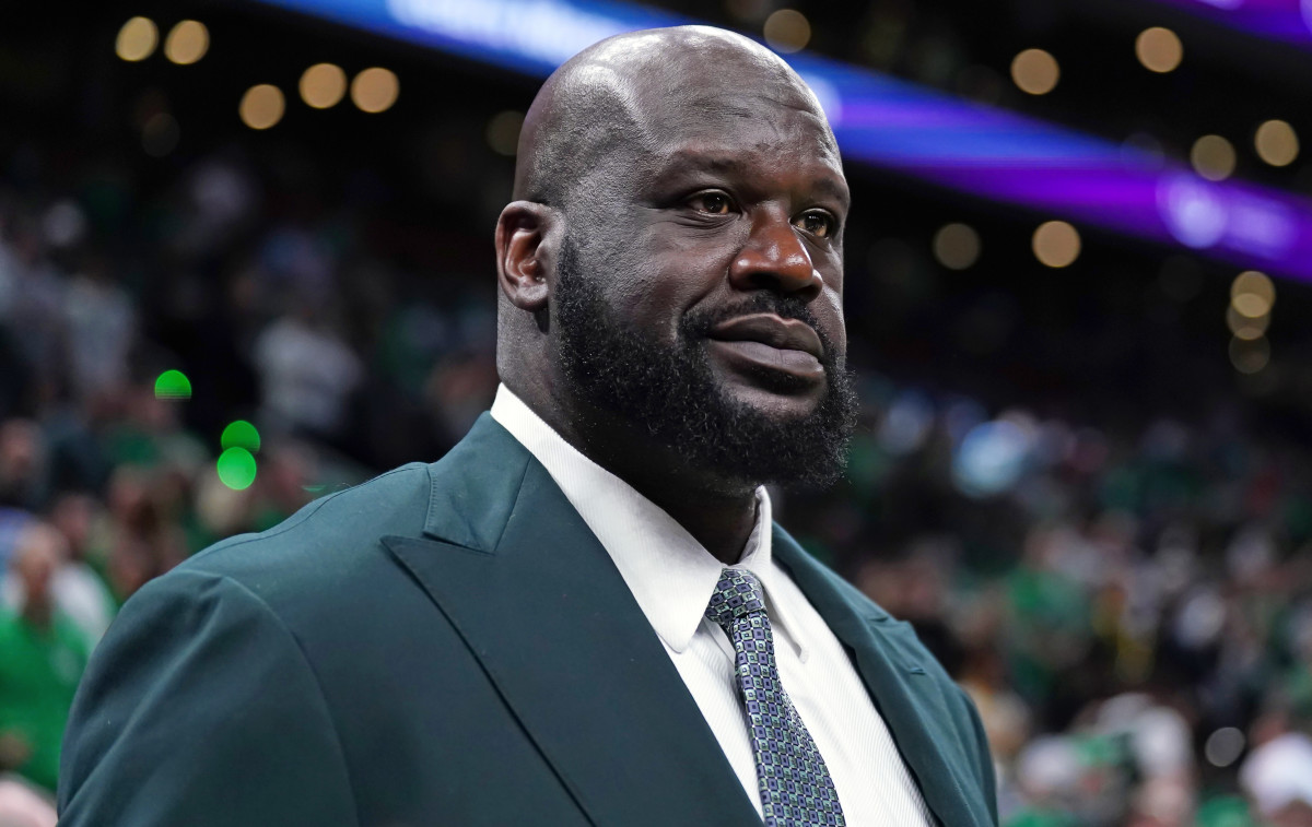 Shaquille O'Neal has strong words in the final broadcast appearance