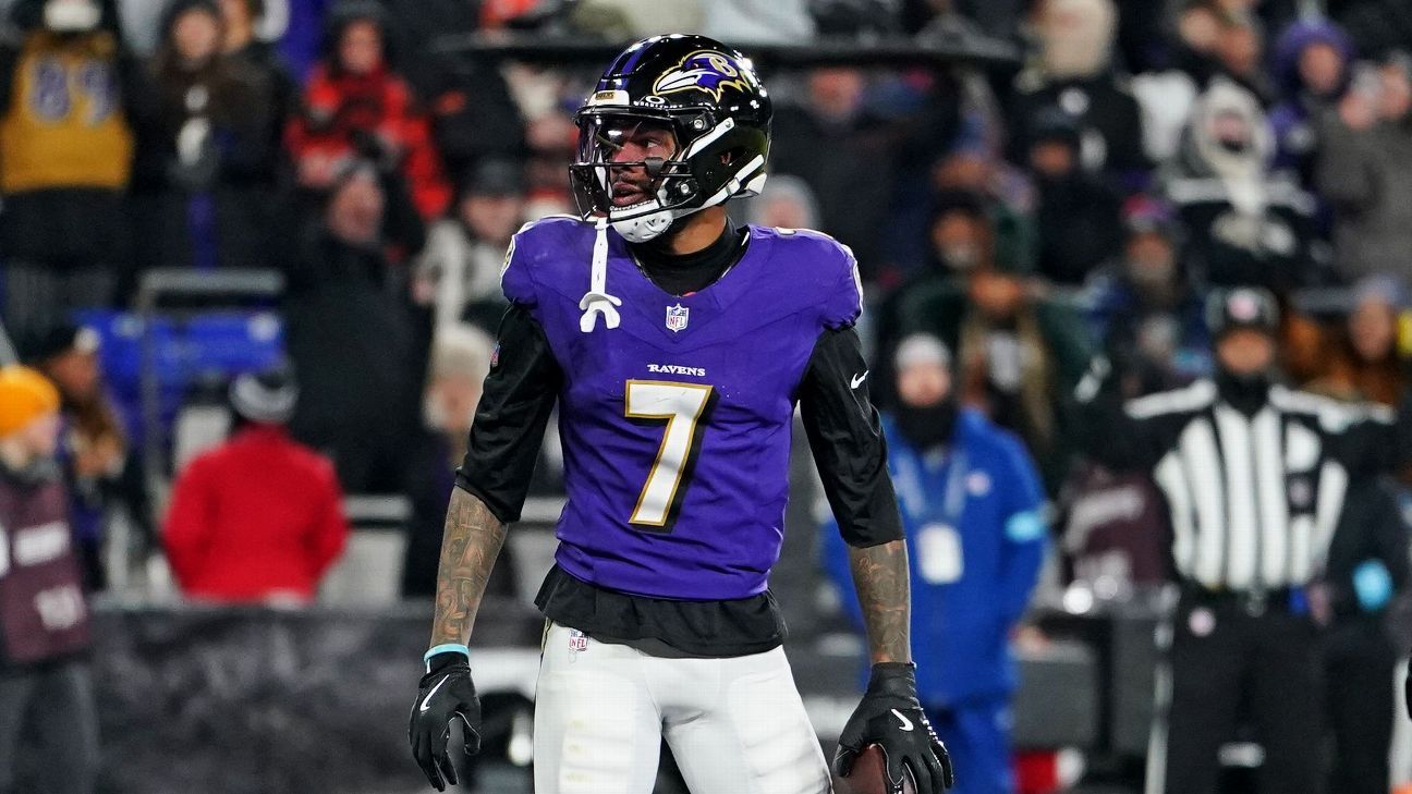 Source – Ravens to WR Rashod Bateman for 3 years, $36.75 million