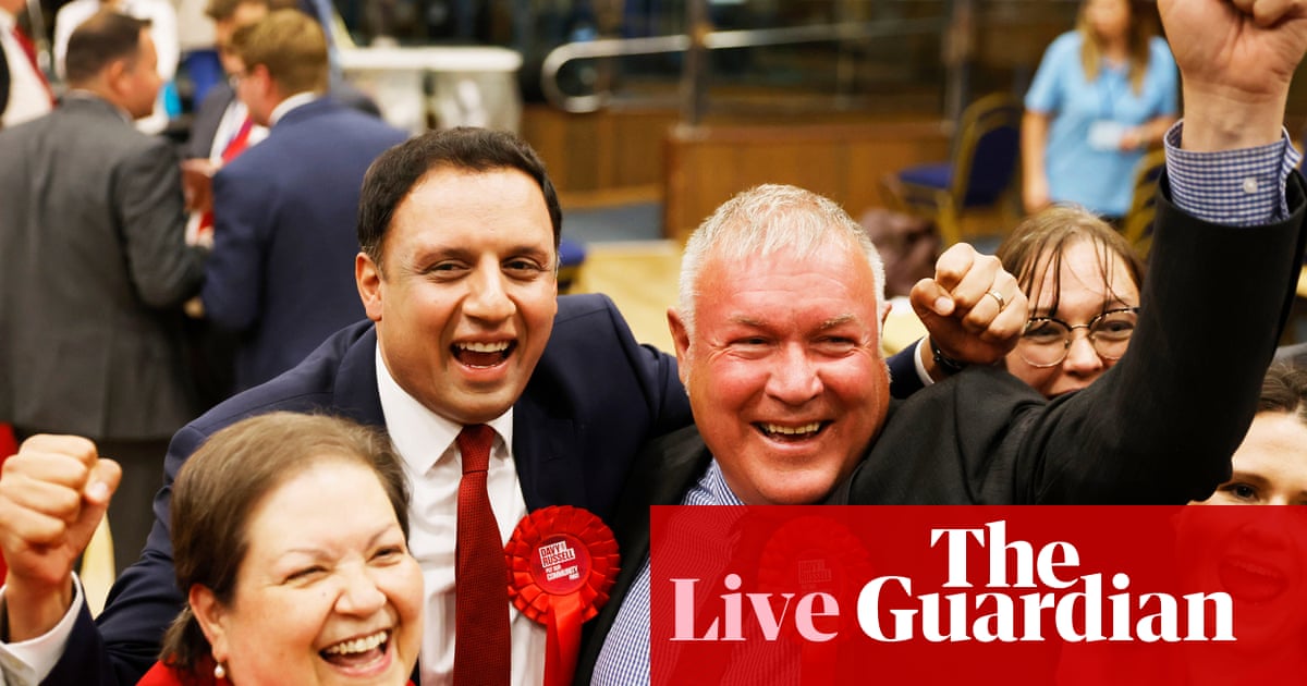 Starmer wins labor victory after surprise victory in the Scottish Carliament in Hamilton – British Politics Live | Politics