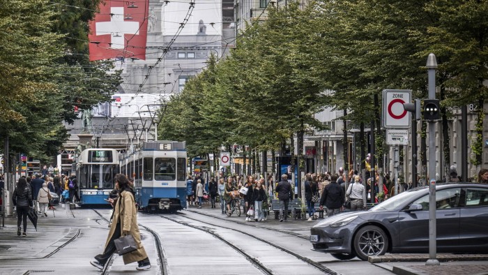 Swiss inflation turns negative for the first time in four years
