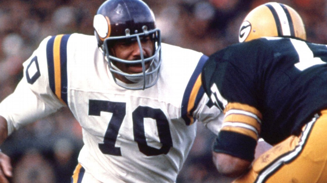The great Vikings Jim Marshall died 282 consecutive games