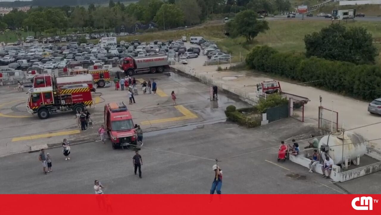 Torres Vedras Firefighters Mark World Childrenn para o menor evento – Vídeo