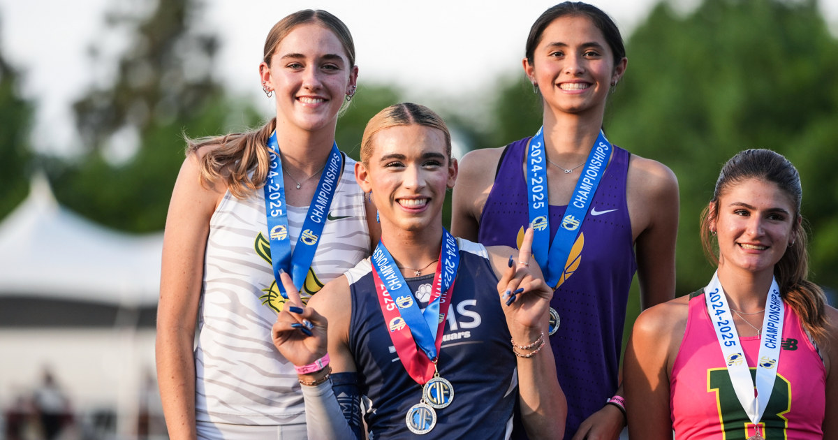 Trans athlete wins 2 girls races in California track and field final