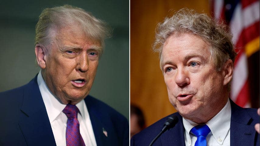 Trump warns Rand Paul to vote for Democrats' hand on tax bill